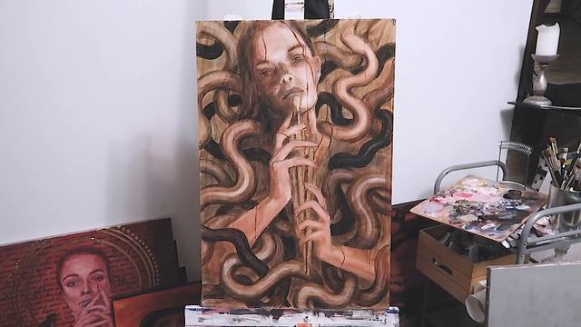 АРТ-ВЛОГ Август 1 часть: декорирую, public talk Анны Радченко, рисовальный завтрак, новые картины смотреть онлайн