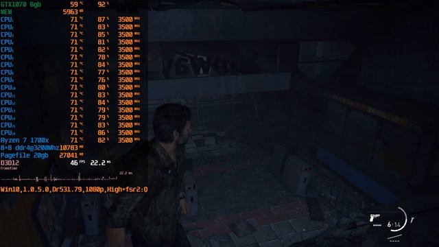 😎 The Last of Us 1.0.5.0 GTX1070 + Ryzen 7 1700x + 16 Ram ➤ High + FSR2 ➤ 1080p смотреть онлайн
