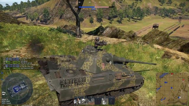 War Thunder Realistic Battle Panther II Kickin Peasants Double Ace смотреть онлайн