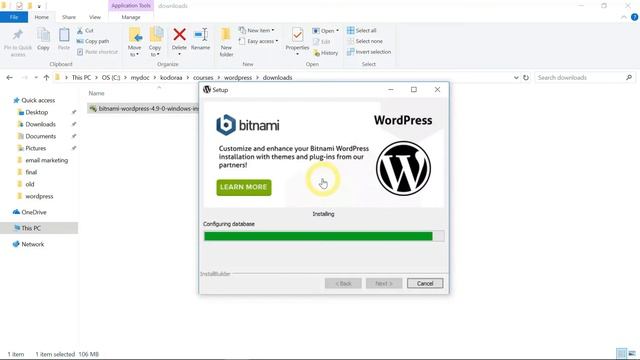 Install WordPress on Your PC Using Bitnami Software Package смотреть онлайн