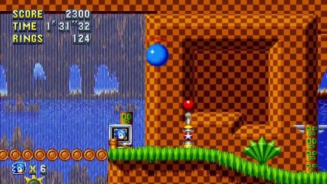 SONIC MANIA: Green Hill Zone Act 2 Gameplay смотреть онлайн