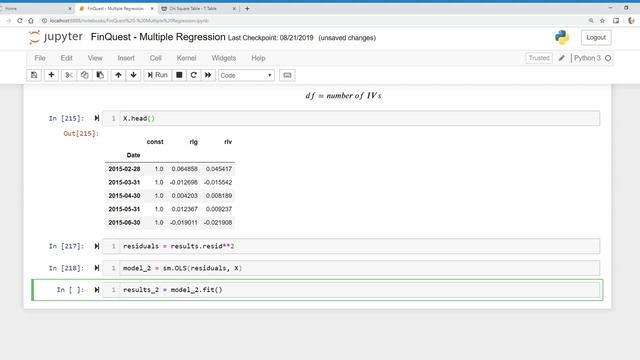 Violations of Regression Models: Testing for Heteroskedasticity in Python смотреть онлайн