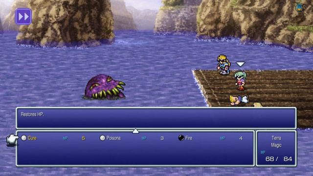 Ultros Boss Fight - Final Fantasy VI Pixel Remastered смотреть онлайн