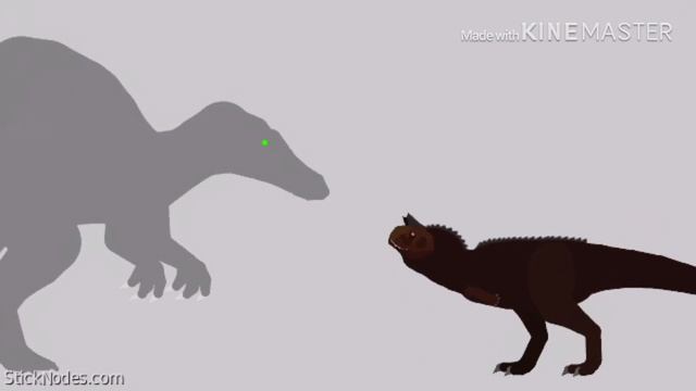 [Prehistoric Rage] Carnotarurs vs Lord Inkling Robot(Spinosaurus) /Dino animation/ Sticknodes/ смотреть онлайн