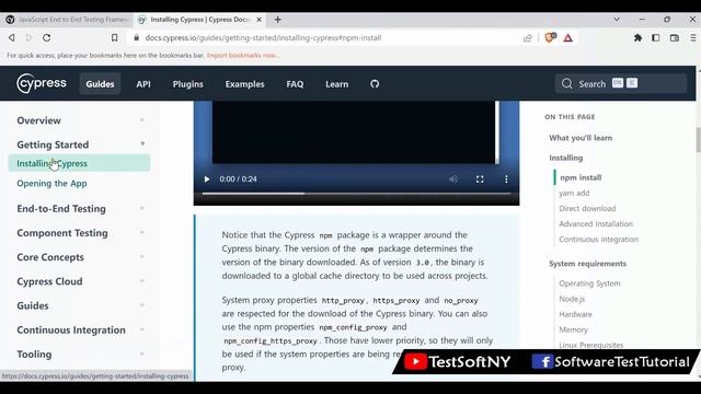 How to install Cypress on Windows | TestSoftUSA смотреть онлайн