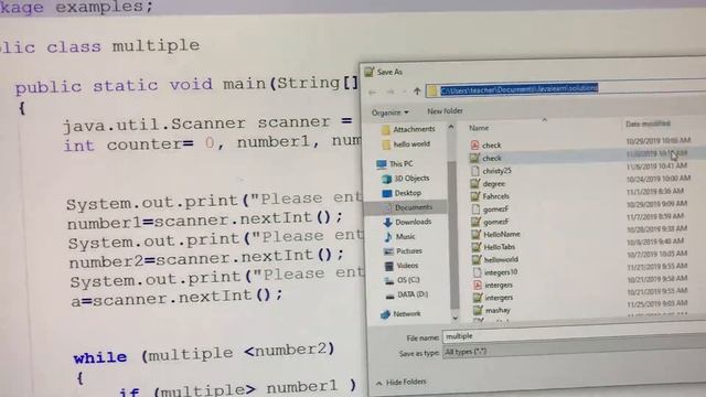 M. Gomez Java Program: calculates the multiples of a given number that are within a given range смотреть онлайн