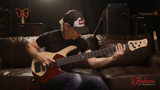 Ryan Martinie demos the Ryan Martinie Blondie Standard at Fodera 🦋🎧 смотреть онлайн