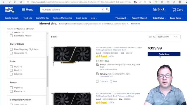 Founders Edition Cards BACK IN STOCK... 3060Ti $399 | IS NVIDIA CLEARING INVENTORY? смотреть онлайн