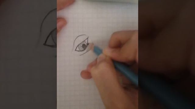Как нарисовать глаз легко. смотреть онлайн