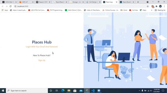 Signin page validation and get data from form REACT js | lec 7 смотреть онлайн