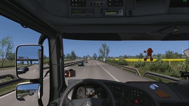 ETS2 1.32 open beta Mercedes Benz Actros MP3 Osnabrück - Esbjerg смотреть онлайн