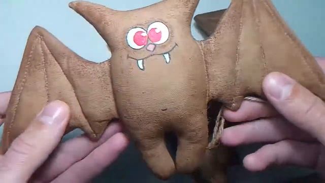 Кофейная игрушка ручной работы Летучая Мышь (подарок на Хеллоуин, Halloween) смотреть онлайн