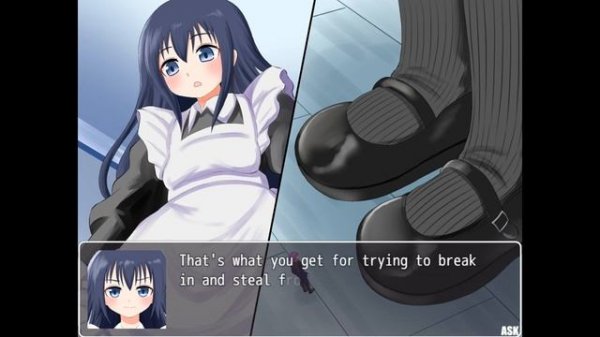 Giantess Game Thief vs. Giant Maid - Gameplay [GTS RPG]