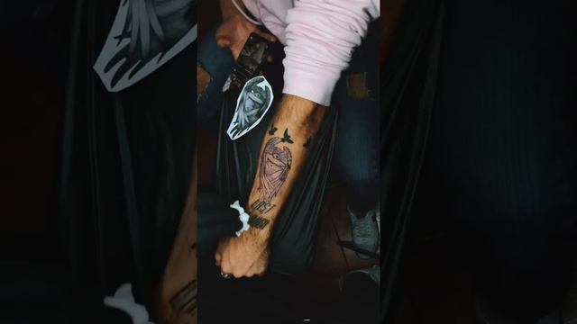 Fallen angel by Alexandre Cabanel (Lucifer)⚜️ (Timelapse tattoo 3rl) смотреть онлайн