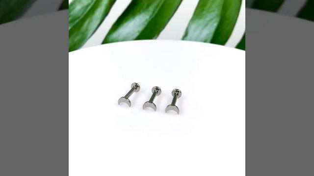 Накрутка для пирсинга в форме луны смотреть онлайн