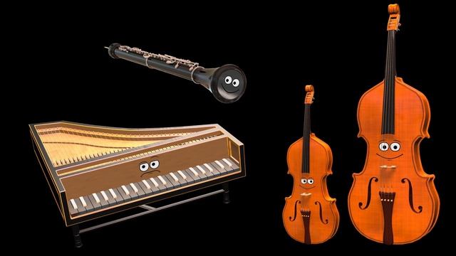 "Orchestral!" – Baby Sensory Music Video – Cheerful Animated Instruments Play Popular Tunes смотреть онлайн