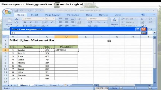 6 MENGGUNAKAN FORMULA & LOGIKA смотреть онлайн