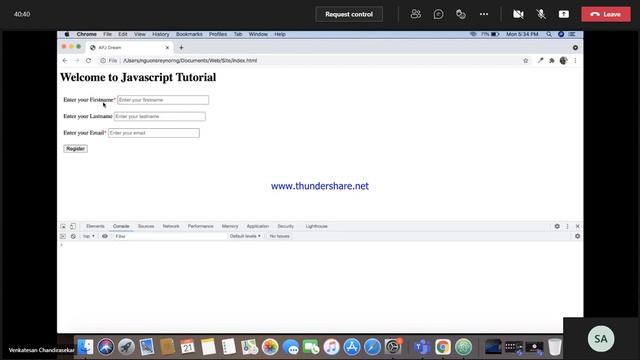 JavaScript form validation in Tamil - part 1 смотреть онлайн