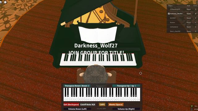 ODE OF JOY OR FRENCH FOLK SONG ON ROBLOX PIANO смотреть онлайн