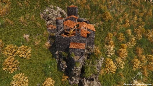 Reconstruction 3D: Château De La Roque - Tarn