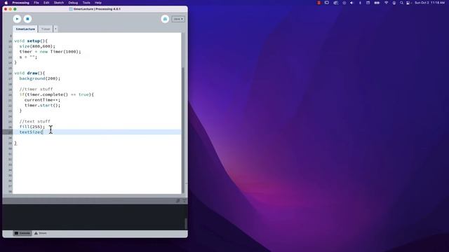 Programming a Timer in Processing смотреть онлайн