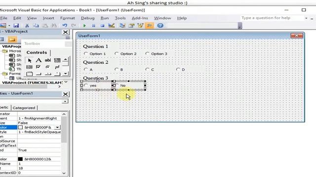 Excel VBA - Group option button and reset смотреть онлайн