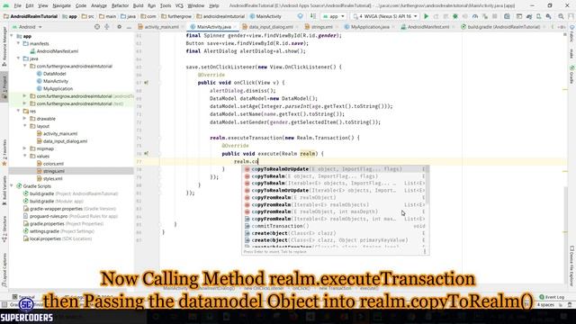 Android Realm Crud Tutorial | [ Create | Read | Update | Delete ] смотреть онлайн