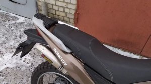 Глушитель Акрапович на Китайском мотике - звук работы.