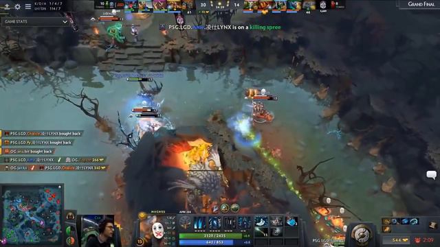 OG vs PSG LGD TI8 FINAL | [BO5] Камбэк ис реал! смотреть онлайн