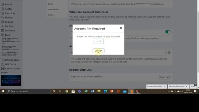 (ROBLOX) how to get an account pin смотреть онлайн