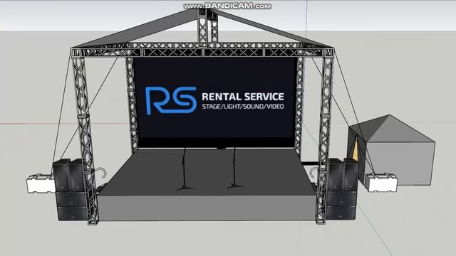 Аренда готового сценического комплекса 6x4 (звук, сценические конструкции) смотреть онлайн