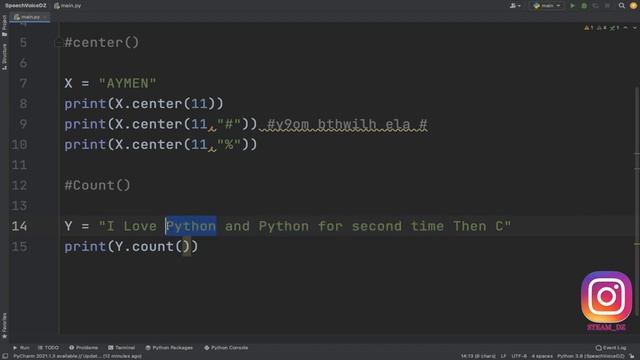 PART 23 PYTHON | الدرس الثالث و العشرون : Strings Methods #2 смотреть онлайн