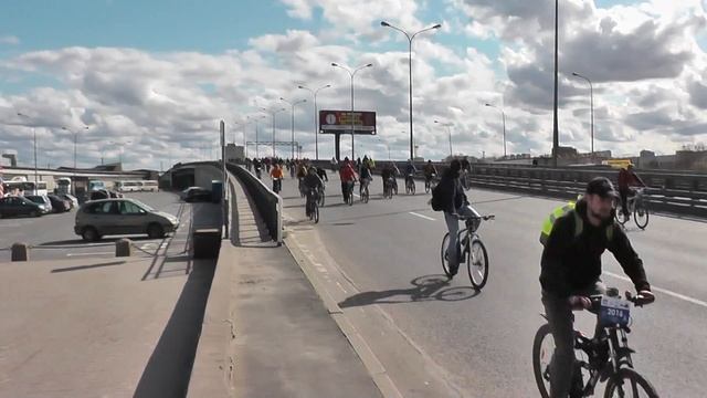 Открытие ВЕЛОСЕЗОНА 2016. Велопробег Пушкин-СПб. смотреть онлайн