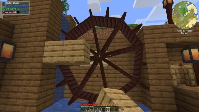 Easy Power with Water Wheels! | Immersive Engineering (Modded Minecraft) смотреть онлайн