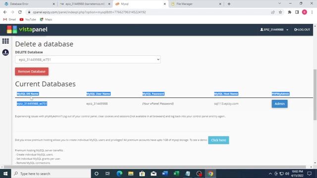 ERROR ESTABLISHING A DATABASE CONNENECTION (Hospedagem grátis InfinityFree) смотреть онлайн