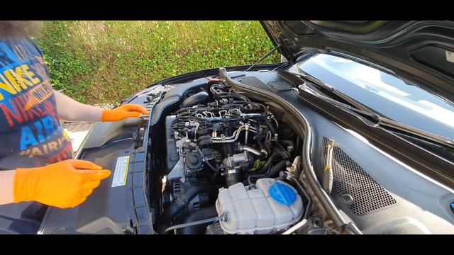 audi a6 c7 wymiana oleju filtra paliwa i płukanie wtrysków na samym środku liqui Moly смотреть онлайн