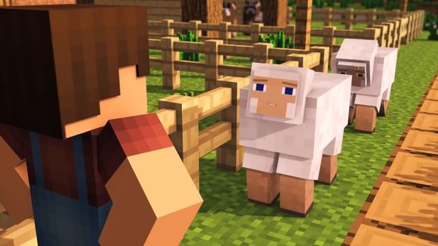 Sheep Life - Minecraft Animation смотреть онлайн