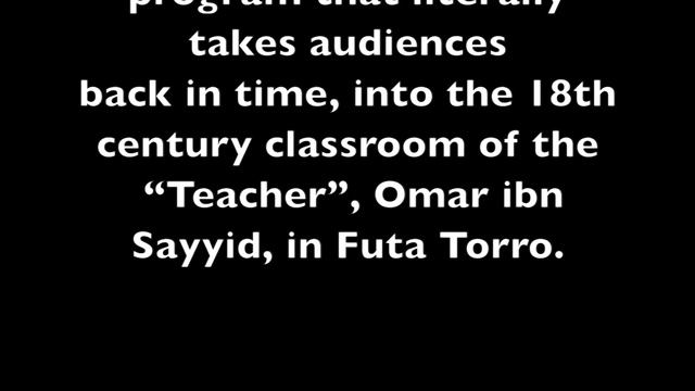The Life & Times of Omar ibn Sayyid смотреть онлайн