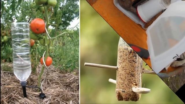 Полезные поделки из пластиковых бутылок для дома и сада смотреть онлайн