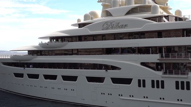 Megayacht DILBAR (video #8). Port of Monaco. смотреть онлайн