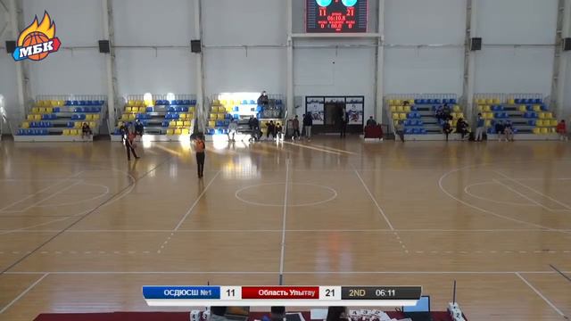 🏀Зимний ЧРК среди юношей 2008 - 2009 гр.: ОСДЮСШ №1 г.Тараз - Область Улытау (15.01.2024) смотреть онлайн