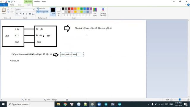 UART JSON ESP8266 - UNO смотреть онлайн