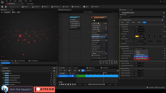 Unreal5 Niagra VFX: Floating Ember/Dust Particles смотреть онлайн