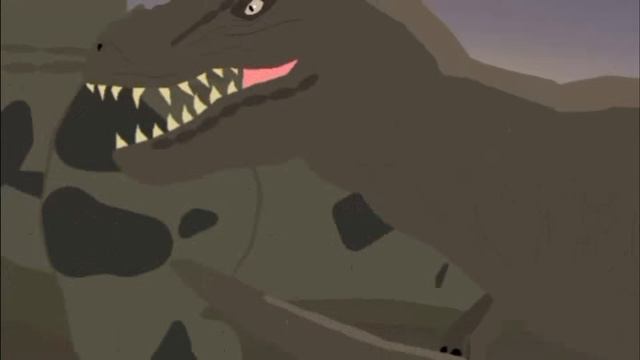 jurassic world dominion giganotosaurus vs rexy fight scene (stick nodes) смотреть онлайн