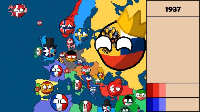 [First Mapping Video] Alternate History of Europe (1911-2023) with Countryballs смотреть онлайн