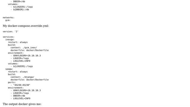 DevOps & SysAdmins: docker-compose network not used during override смотреть онлайн
