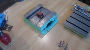 Координатный (фрезерный) стол для сверлильного станка 2М112. Восстановление.