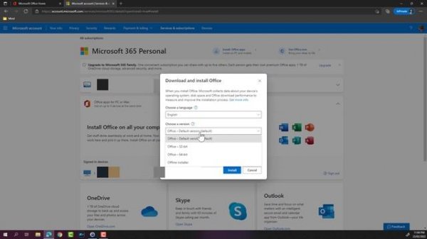How To Install Microsoft 365 Personal on Windows 10 | Microsoft 365 | Microsoft Office
