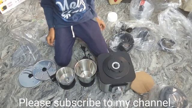 Inalsa Inox 1000 watt food processor unboxing смотреть онлайн