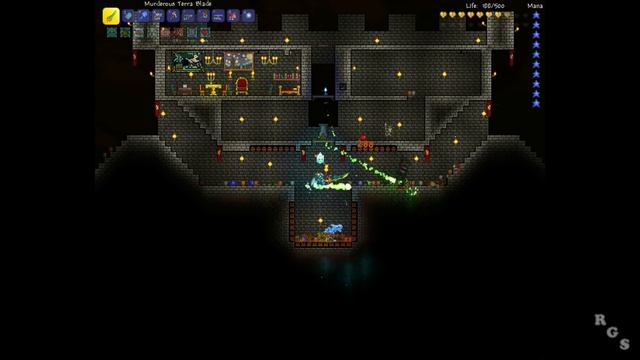 Terraria - Solar Eclipse; All Monsters And Drops смотреть онлайн
